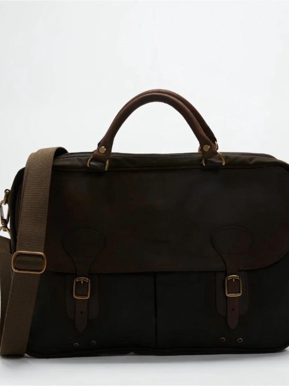 Barbour Wax Leather Briefcase